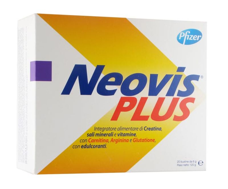 Image of Neovis Plus integratore con creatina, vitamine e sali minerali 20 bustine