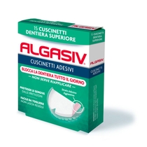 Algasiv Cuscinetti Adesivi per la dentiere superiore 15 pezzi-1