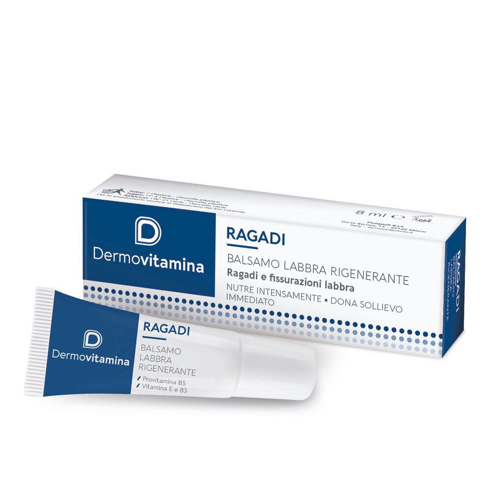 Dermovitamina Ragadi Labbra Balsamo riparatore 8ml