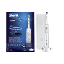 Oral-B Genius X 20100S Spazzolino Elettrico Ricaricabile Bianco