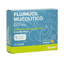 Image of FLUIMUCIL MUCOLITICO 600 mg granulato per soluzione orale aroma Arancia 10 bustine