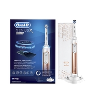 Oral-B Genius X 20100S Spazzolino Elettrico Ricaricabile Rose Gold