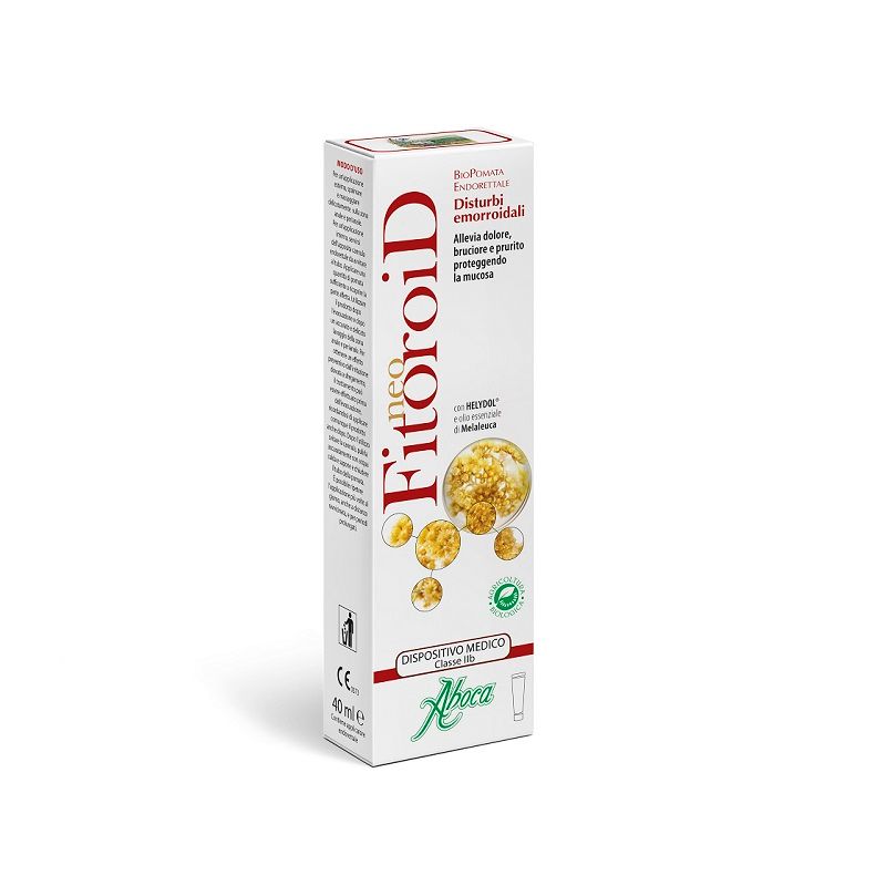 Aboca NeoFitoroid Biopomata per disturbi emorroidali 40 ml con applicatore endorettale