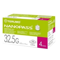Terumo Nanopass Ago Per Iniettori a Penna G32.5 4mm 100 Pezzi