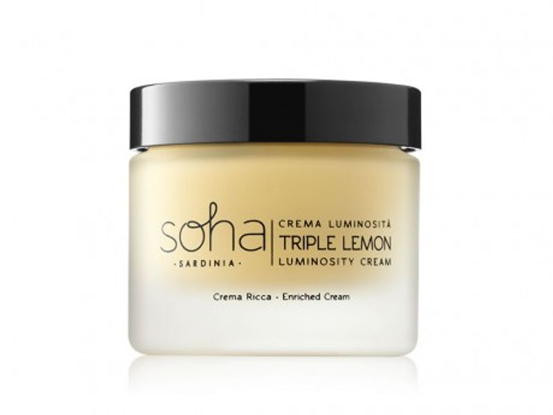 Soha Sardinia Crema Viso Ricca Luminosità Con Estratto Triple Lemon 50ml