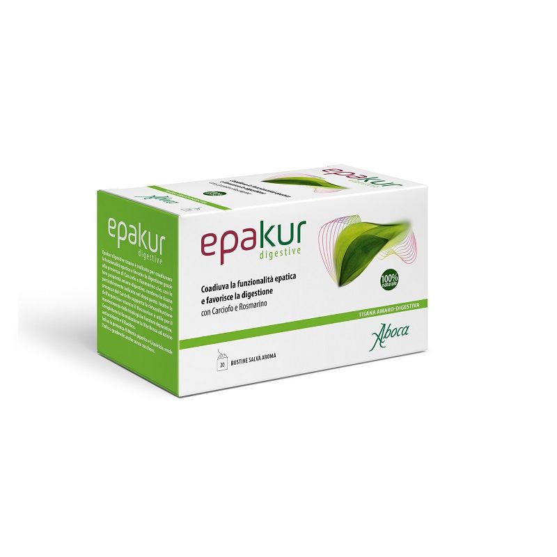 Aboca Epakur aroma Salvia integratore utile per la digestione 20 bustine