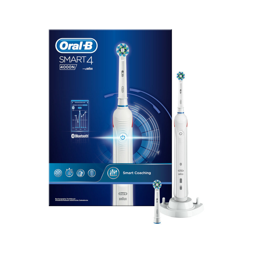 Oral-B Genius X 20100S Spazzolino Elettrico Ricaricabile Bianco