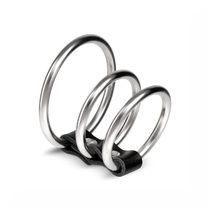 Crushious Saruman Set Di 3 Cockring In Metallo