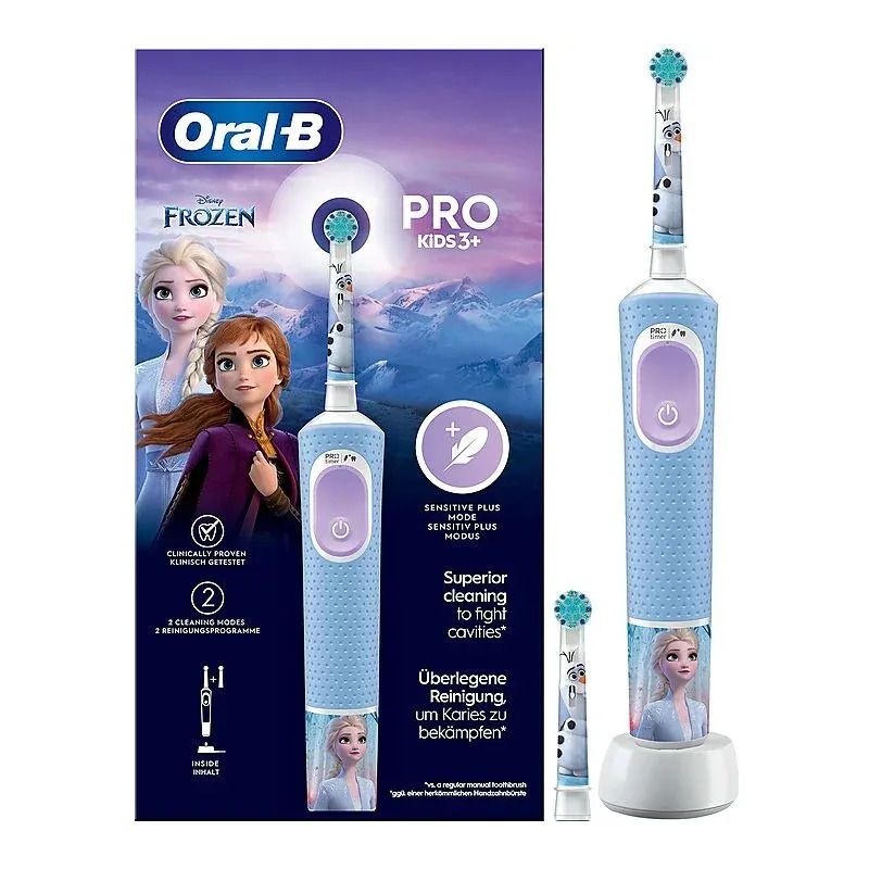Oral-B Pro Kids Frozen Spazzolino Elettrico + 1 Testina Di Ricambio