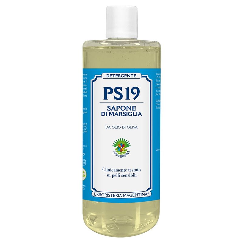 Image of Erboristeria Magentina ps19 sapone marsiglia per pelli sensibili 500ml