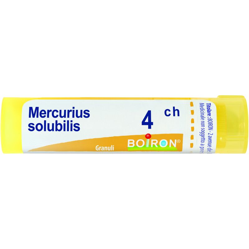 Boiron Mercurius Solubilis 4CH Tubo Granuli 4g