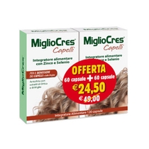 MiglioCres Capelli per il benessere di capelli e unghie 60 + 60 capsule-1