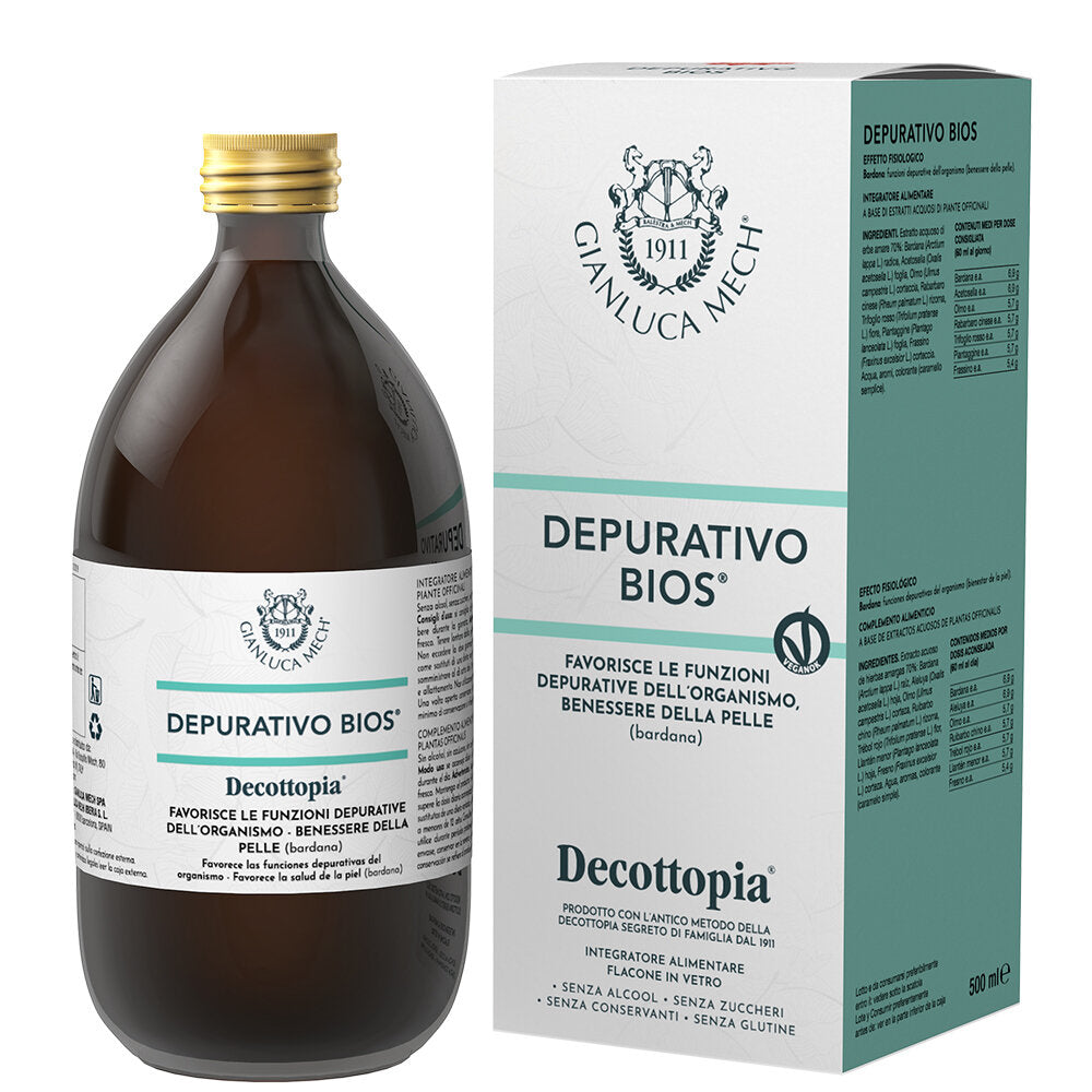 Tisanoreica Decottopia Depurativo Bios per le funzioni depurative dell'organismo 500ml