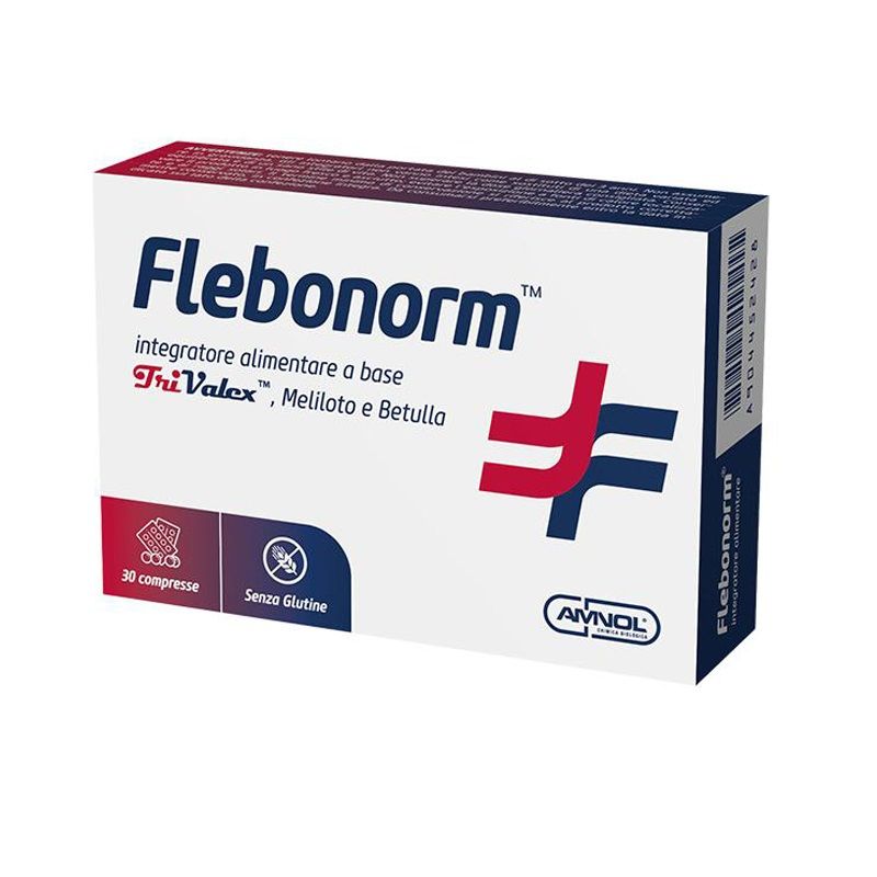 Flebonorm 30 Compresse - Integratore per la Salute delle Vene