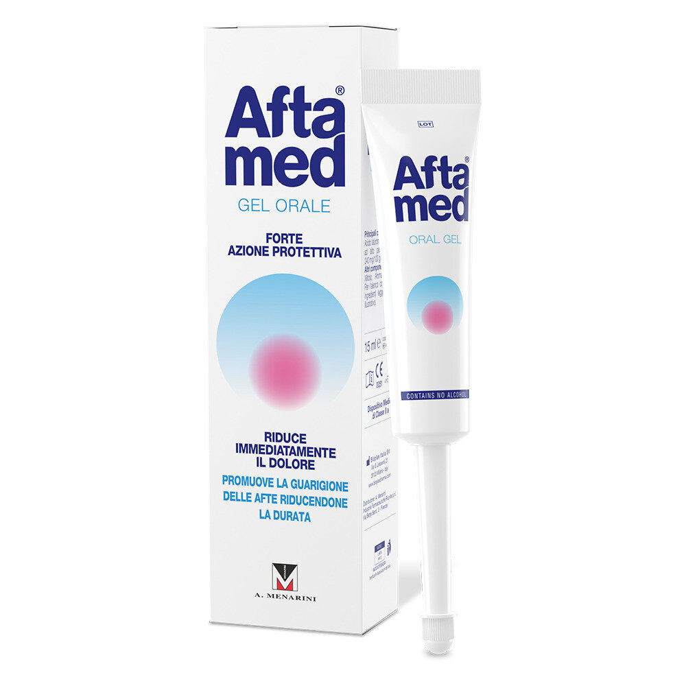 Aftamed Gel Orale Riduce immediatamente il dolore 15ml