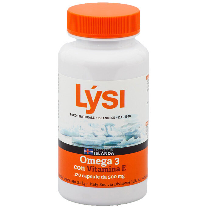 Lysi Omega 3 con Vitamina E 120 capsule da 500 mg