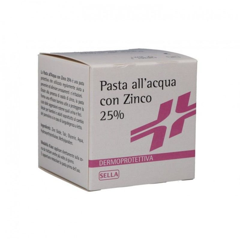 Sella Pasta all'acqua con zinco 25% 100ml