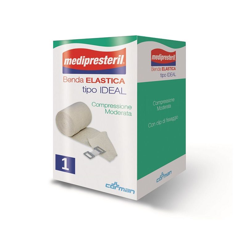 Medipresteril Benda Elastica Ideal compressione moderata 5x450cm tesi