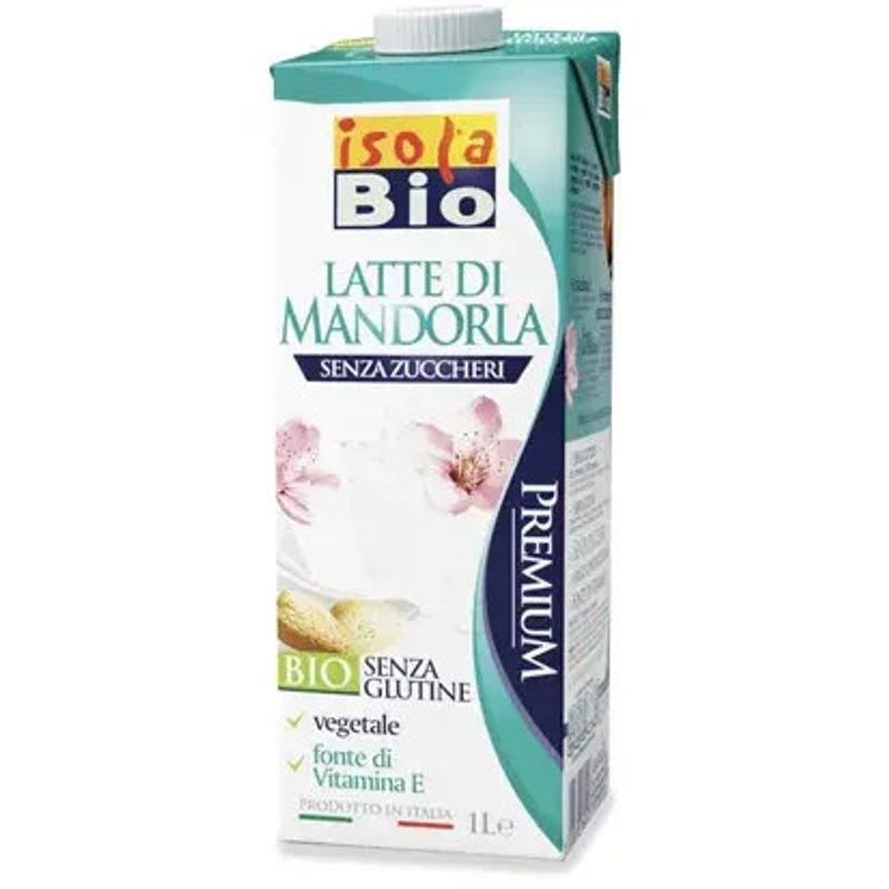 Isola Bio Latte Mandorla Senza Zuccheri 1l-1