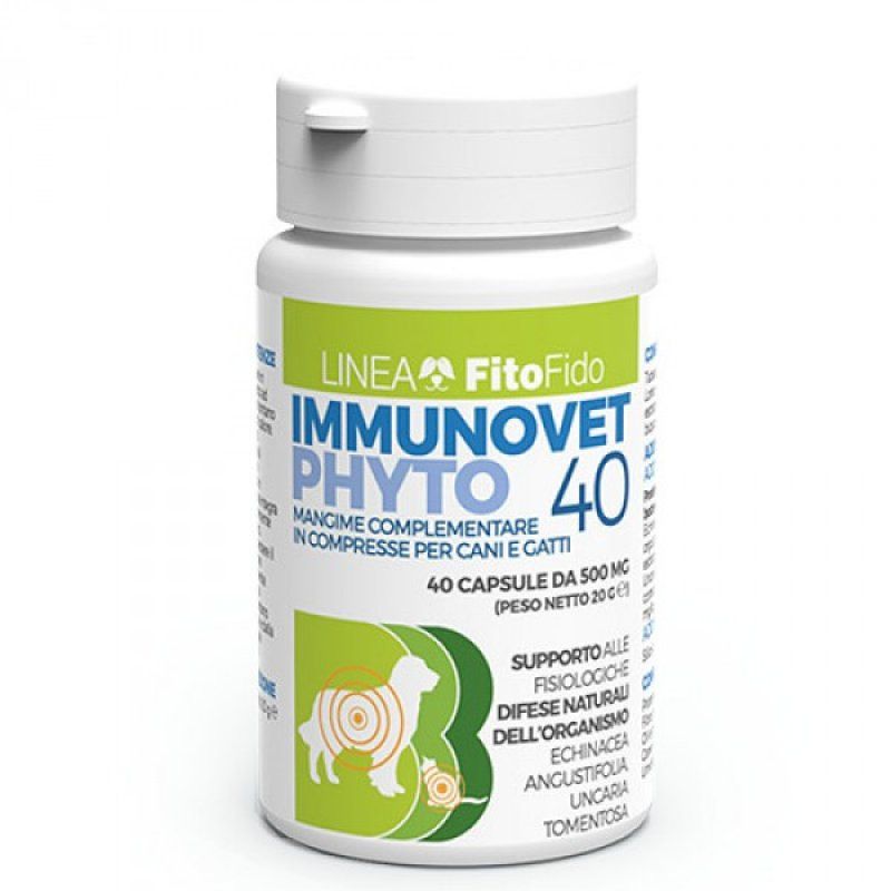 Immunovet utile per le difese immunitarie 40 capsule