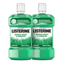 Listerine Difesa Denti e Gengive gusto menta fresca 500ml OFFERTAX2-1