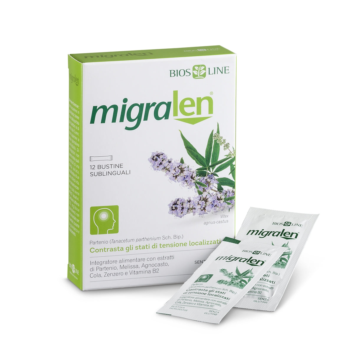 Bios Line Migralen integratore a base di estratti vegetali 12 Bustine