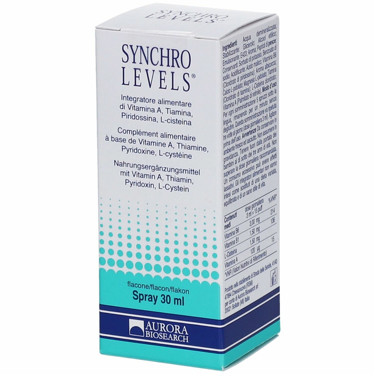 Image of Synchrolevels Spray 30ml