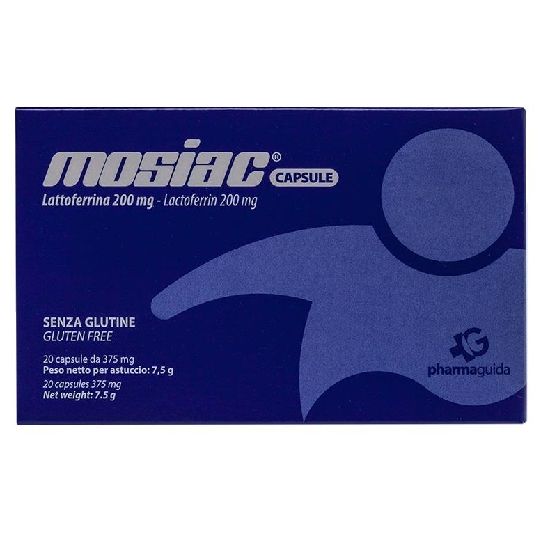 Mosiac integratore alimentare di Lattoferrina 20 capsule-1