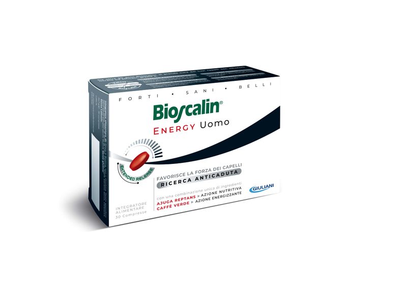 Image of Bioscalin Energy integratore anticaduta capelli uomo 30 compresse