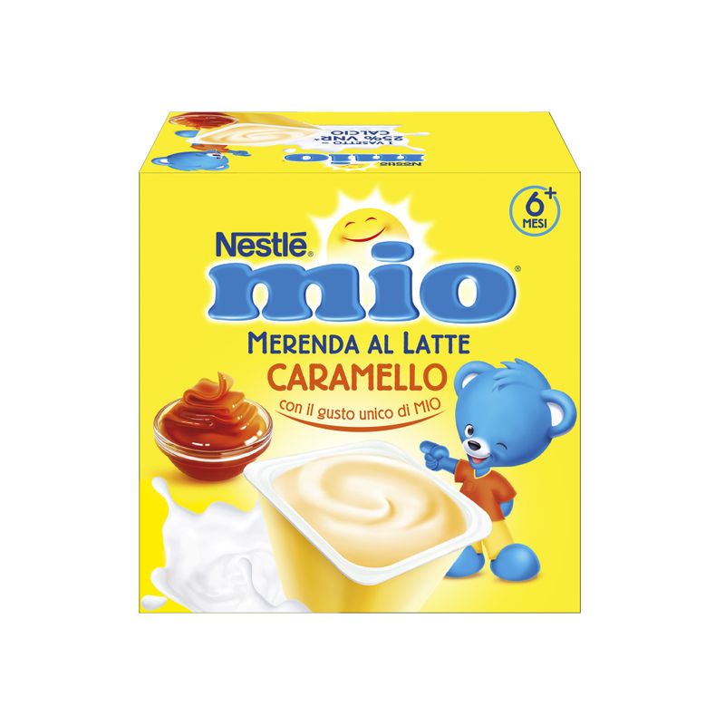 Nestlè Mio Merenda al Latte Caramello 4x100g-1