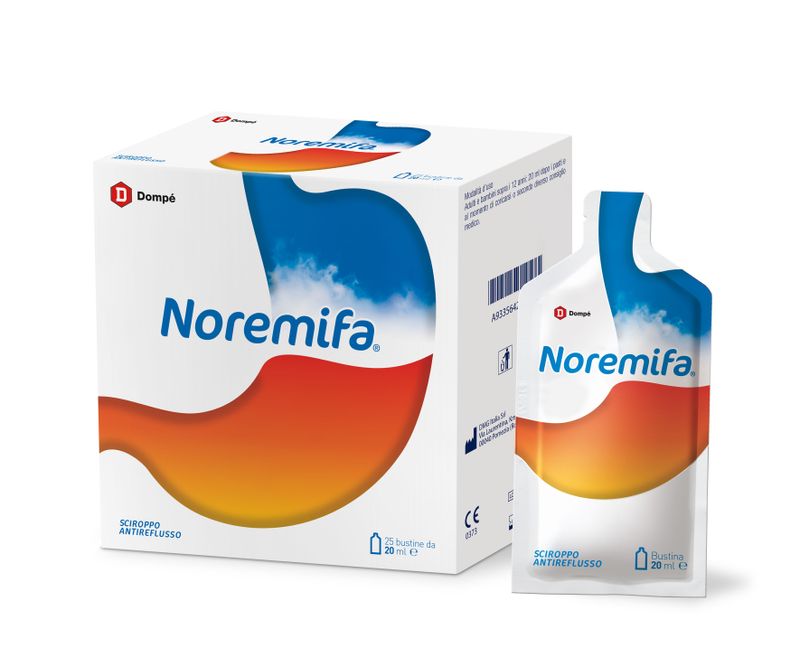 Noremifa sciroppo antireflusso 25 bustine da 20ml