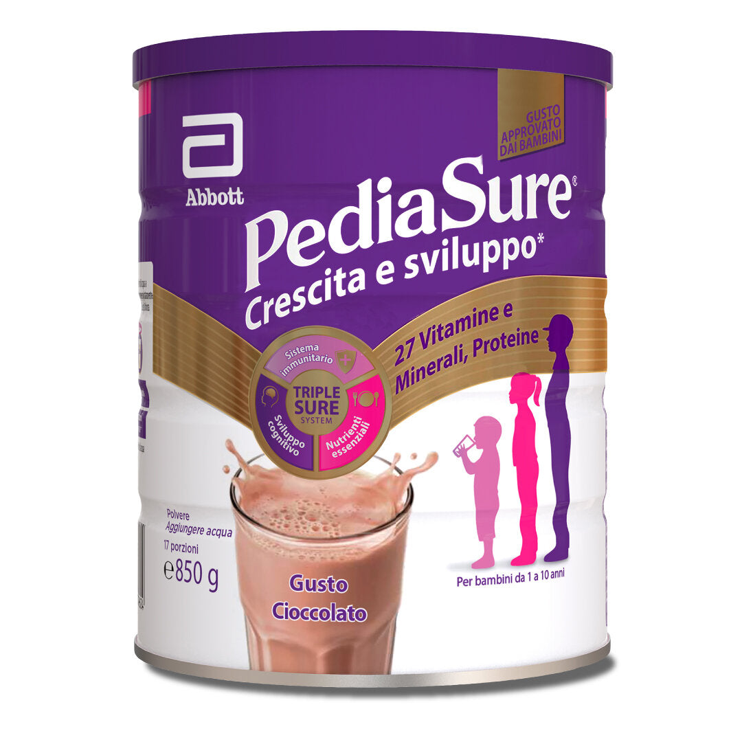 PediaSure Rinforza crescita e sviluppo 850g gusto Cioccolato