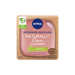 Nivea Naturally Clean Detergente Viso Solido Illuminante 75g-1