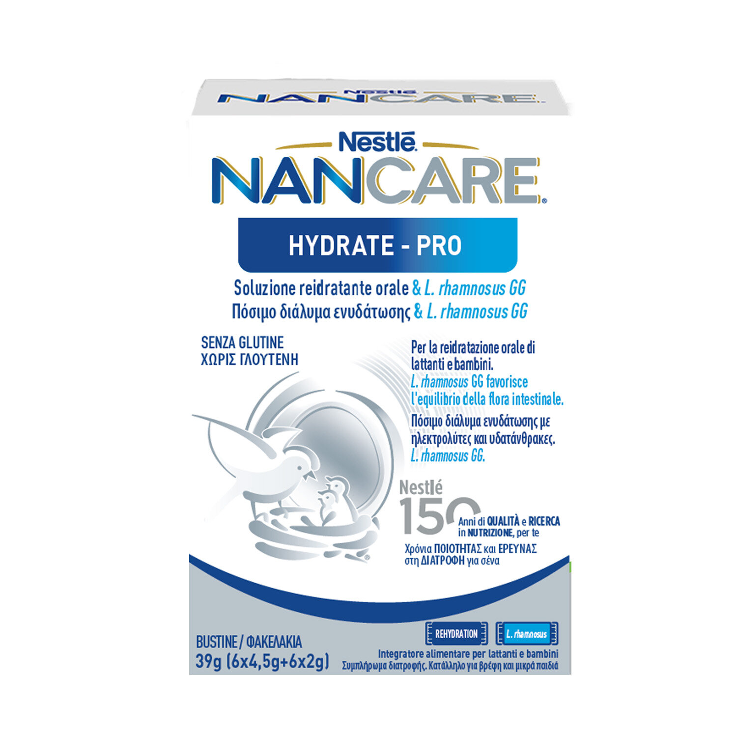 Nestlé Nancare Hydrate-pro Integratore Pediatrico Per Lattanti E Bambini Dalla Nascita 12 Bustine