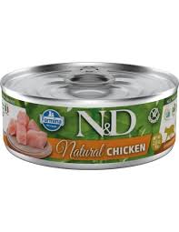 Farmina N&D Natural Chicken Cibo Umido Gatti Adulti Lattina 70g