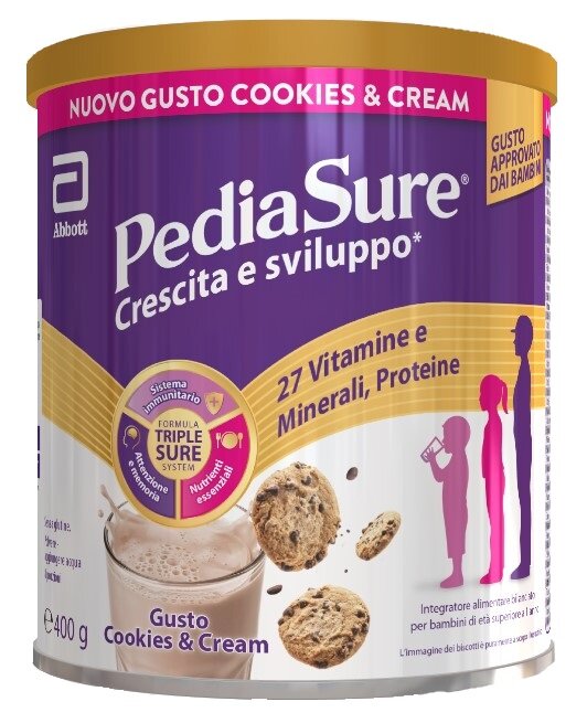 Pediasure Crescita e Sviluppo Cookies & Cream 400g
