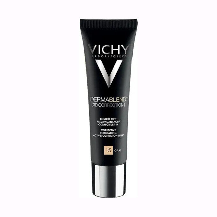 Vichy Dermablend 3D Fondotinta coprente per pelle grassa con imperfezioni tonalità 15 - 30 ml