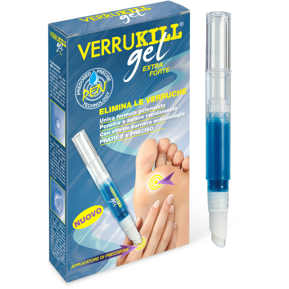 Verrukil Gel Extra Forte elimina le verruche 2ml