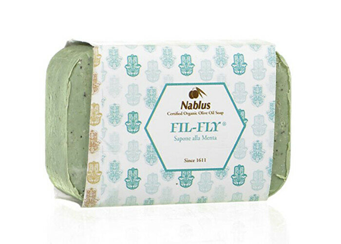 Image of Nablus sapone Fil-Fly biologico vegetale alla Menta 100g