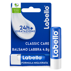 Labello Classic Care Balsamo Burrocacao Classico Fondente Sulle Labbra 4,8g