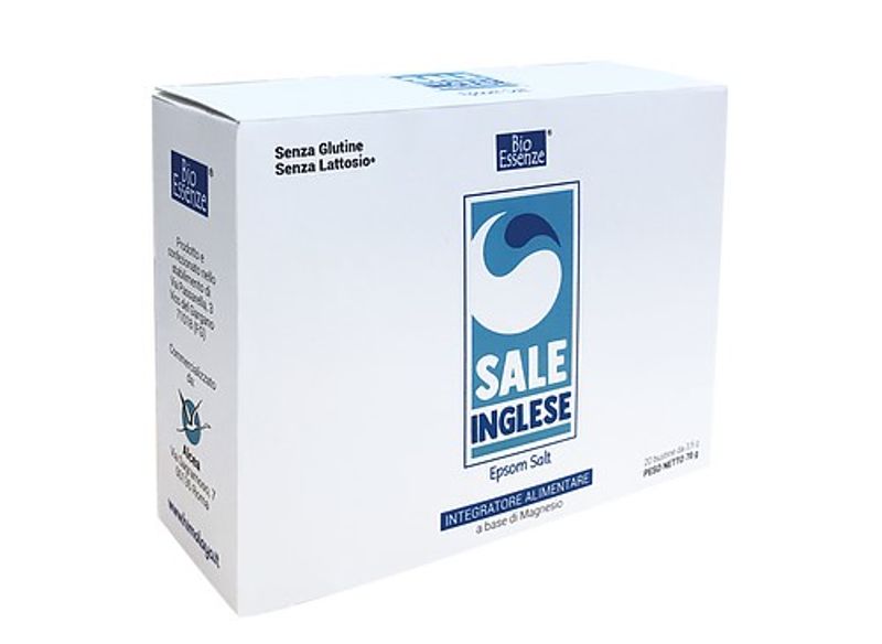 Bio Essenze Sale Inglese Integratore a base di Magnesio 20 bustine