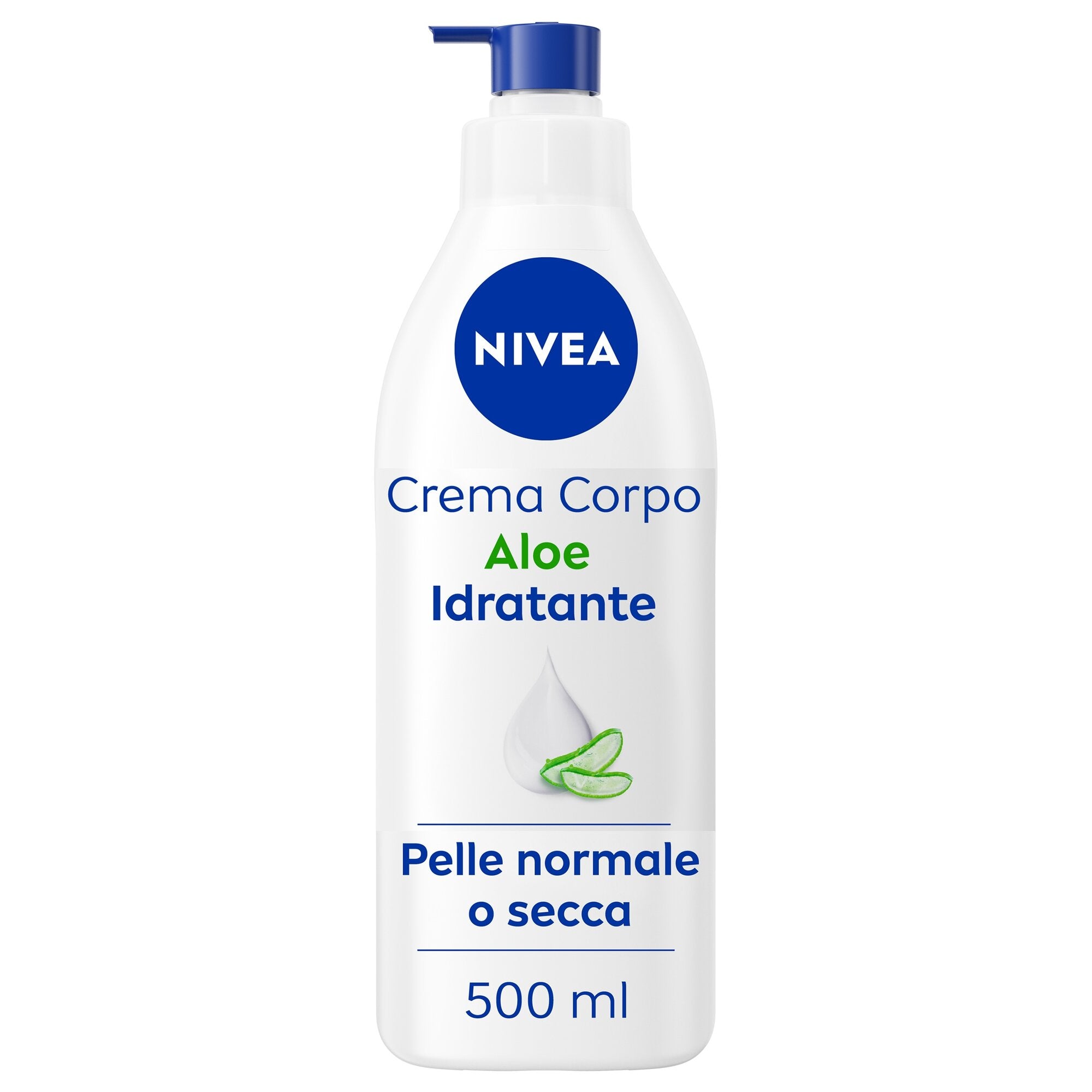 Nivea Crema Corpo Aloe Idratante 72h Per Pelle Secca O Normale 500ml