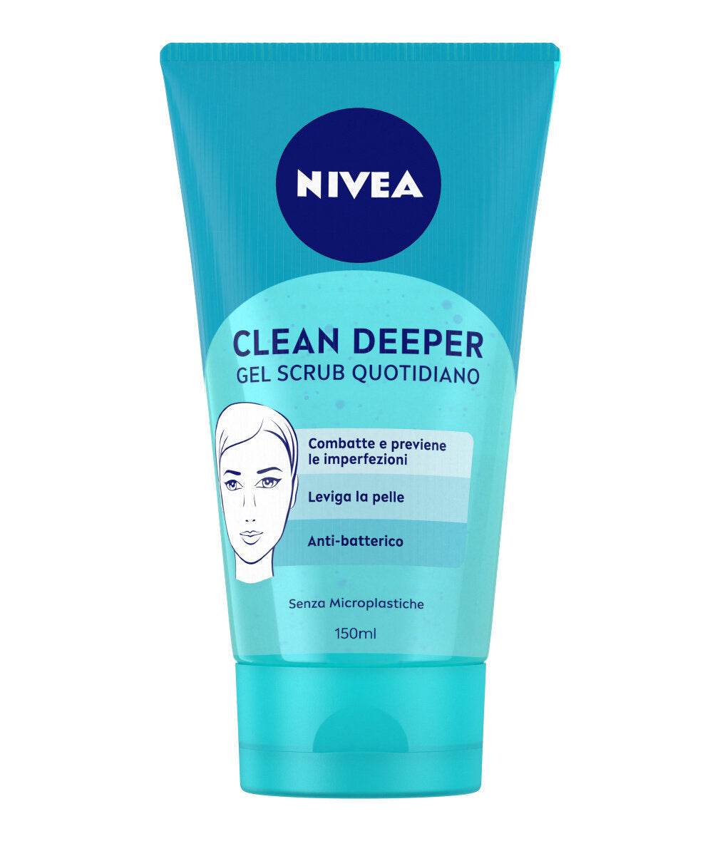 Nivea Clean Deeper Gel Scrub Quotidiano 150 ml-1
