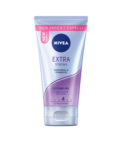 Nivea Styling Gel Extra Strong Gel per la Cura Capelli A Lunga Tenuta E Senza Residui 150ml
