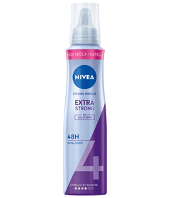 Nivea Styling Mousse Extra Strong Schiuma Per La Cura Capelli E Con Tenuta Extra Forte 150ml