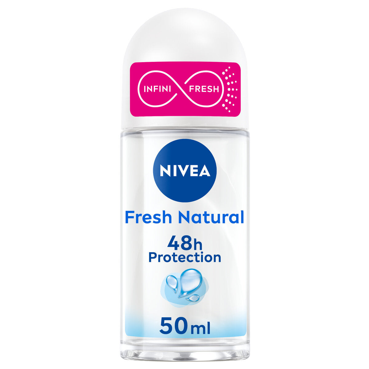 Nivea Fresh Natural Deodorante Roll On Antitraspirante Per Una Protezione 48h 50ml