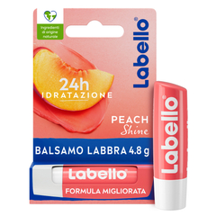 Labello Peach Shine Burrocacao Labbra Colorato E Idratante All'aroma Di Pesca 4,8g