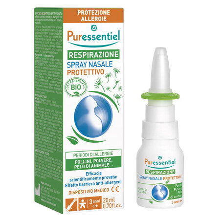 Puressentiel Respirazione spray nasale protettivo effetto anti-allergeni 20ml
