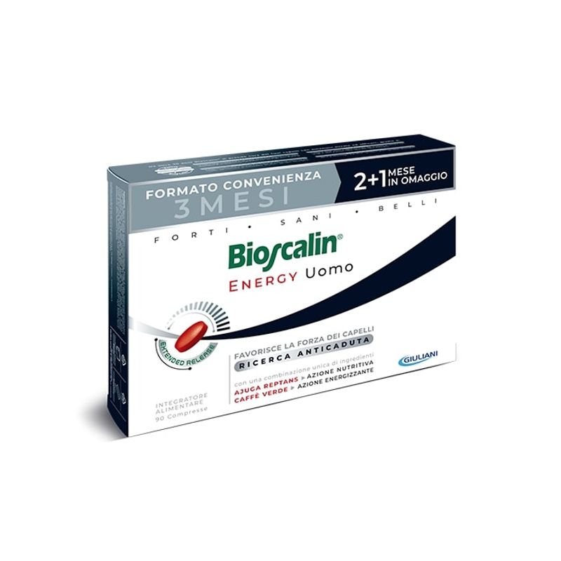Image of Bioscalin Energy cofanetto 3 mesi di trattamento integratore energia per i capelli 90 compresse