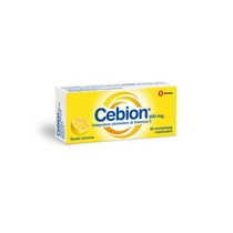 Cebion 500mg integratore di Vitamina C gusto Limone 20 compresse masticabili